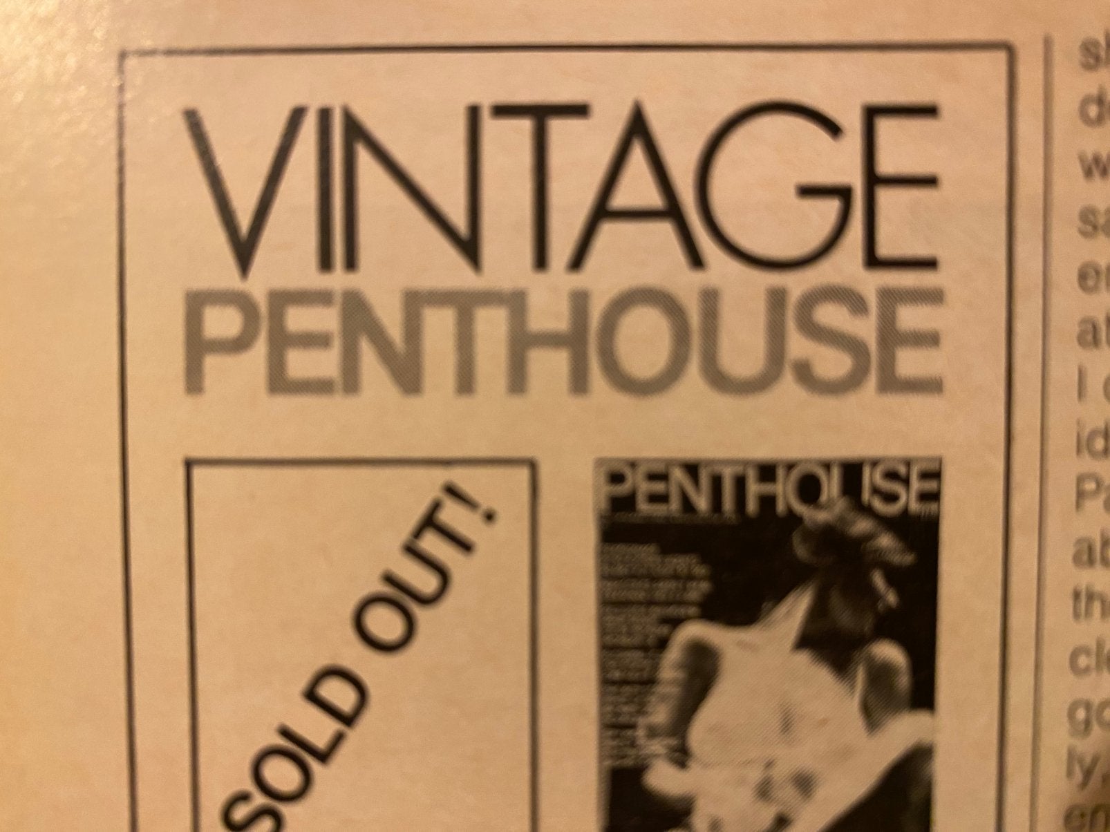 Vintage collectible tijdschrift Penthouse november 1979, Verzenden, 1960 tot 1980, Tijdschrift