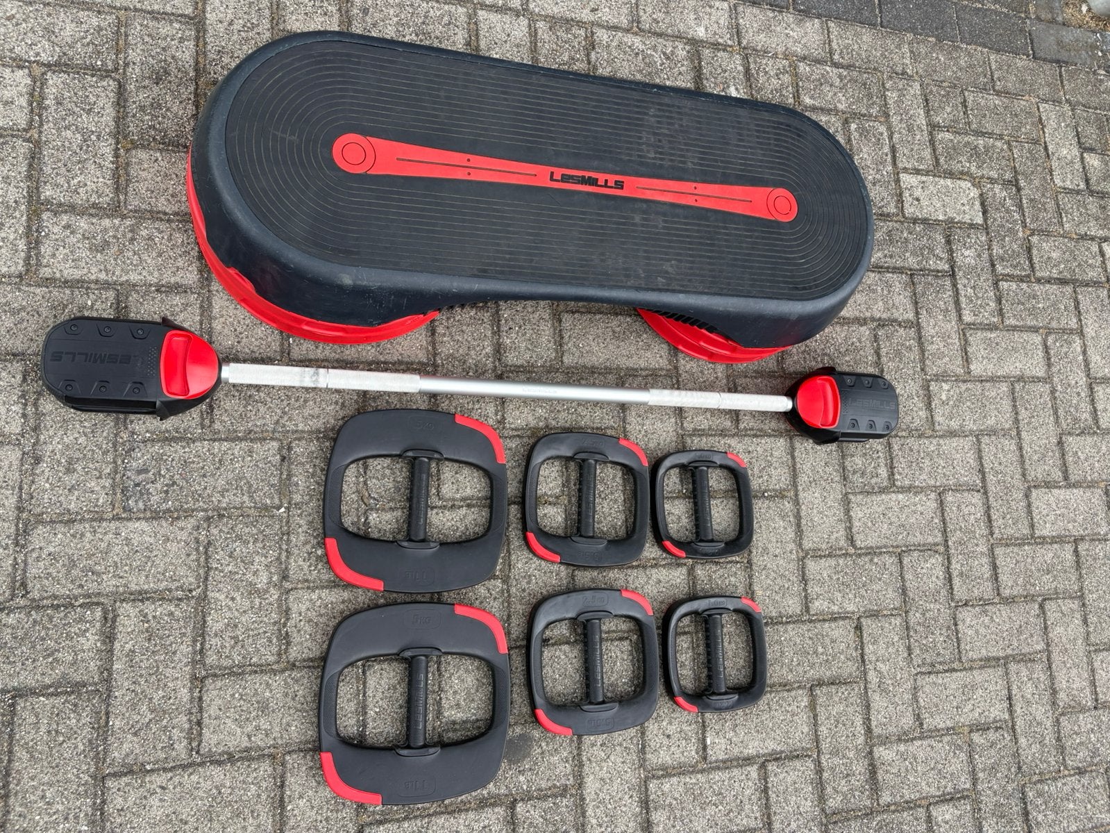 Les mills 2.0 bodypump smart set en smart step, Sport en Fitness, Gebruikt, Met step, Ophalen of Verzenden, Les mills