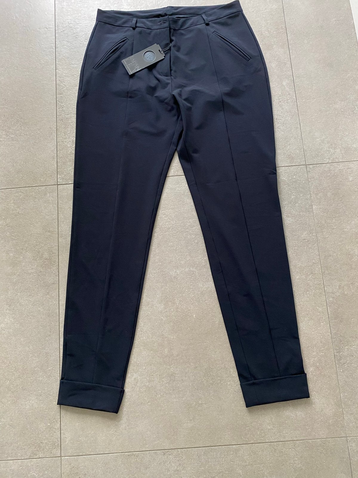 Nieuwe Japan TKY Travelstof Broek - Maat  M 38/40, Maat 38/40 (M), Blauw, Nieuw, Ophalen of Verzenden