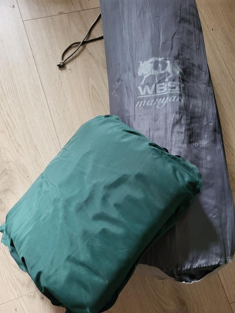 Zelfopblaasbare slaapmat 4 cm met hoofdkussen, Ophalen of Verzenden