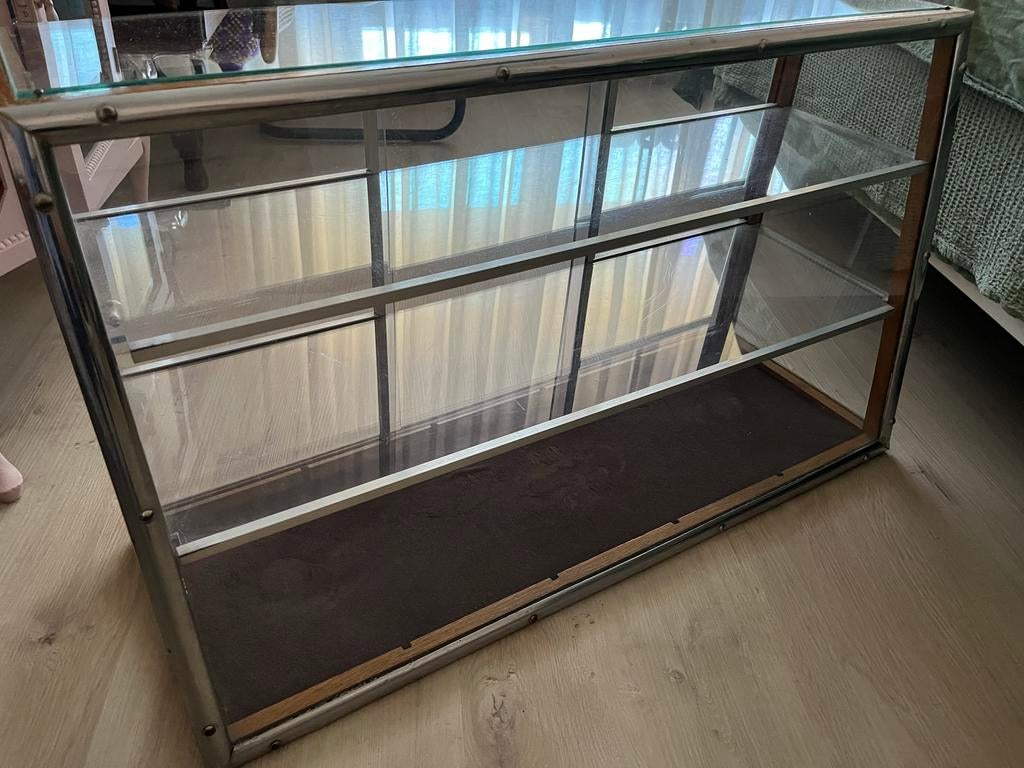 Vitrinekast Minks, Ophalen, Gebruikt, 50 tot 100 cm, Minder dan 100 cm
