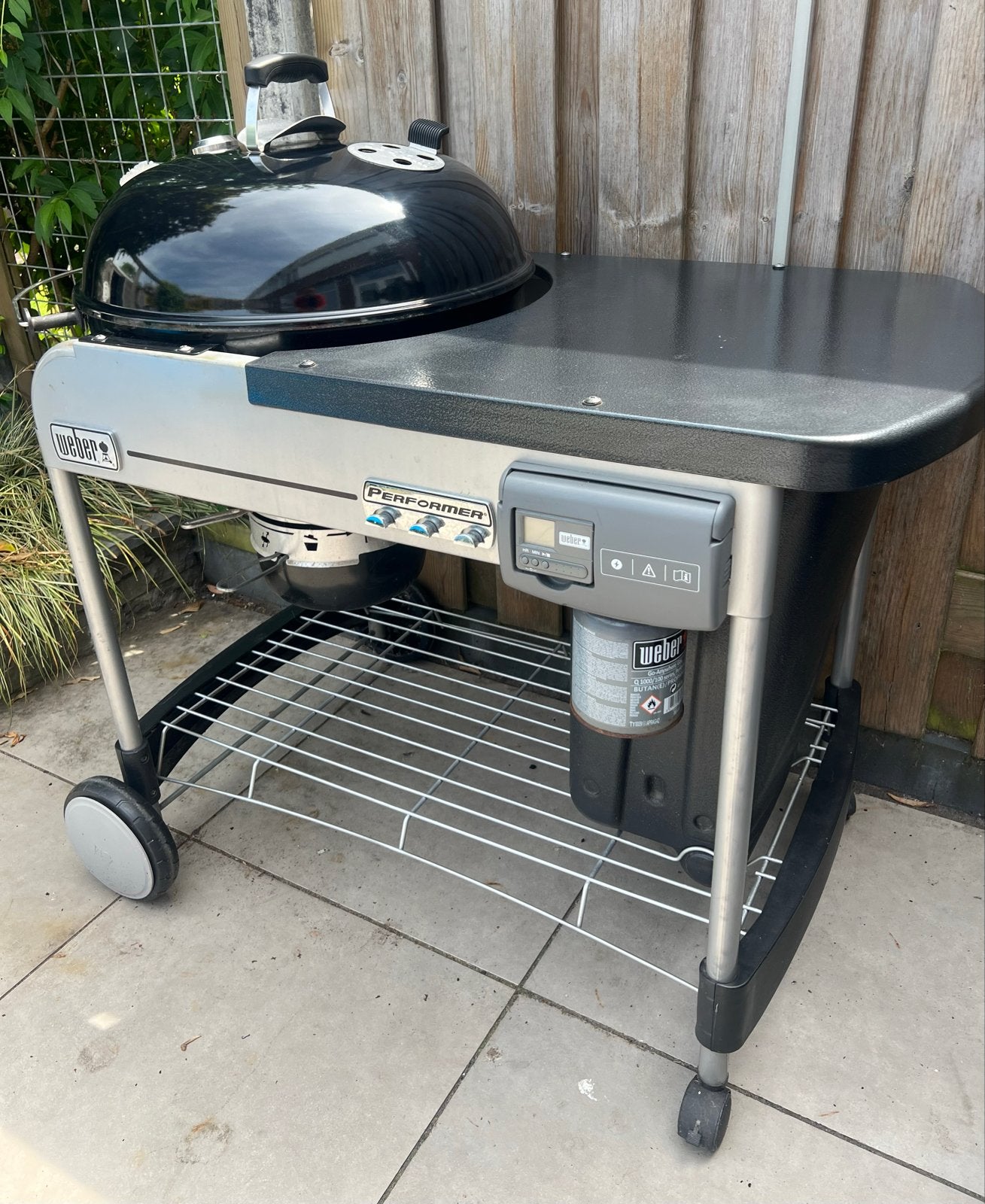 Weber Performer Deluxe GBS 57 cm BBQ met accessoires, Ophalen, Gebruikt