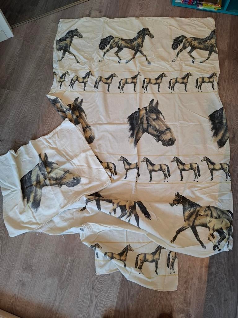 Paarden dekbedovertrek, Ophalen of Verzenden, Meisje, Dekbedovertrek