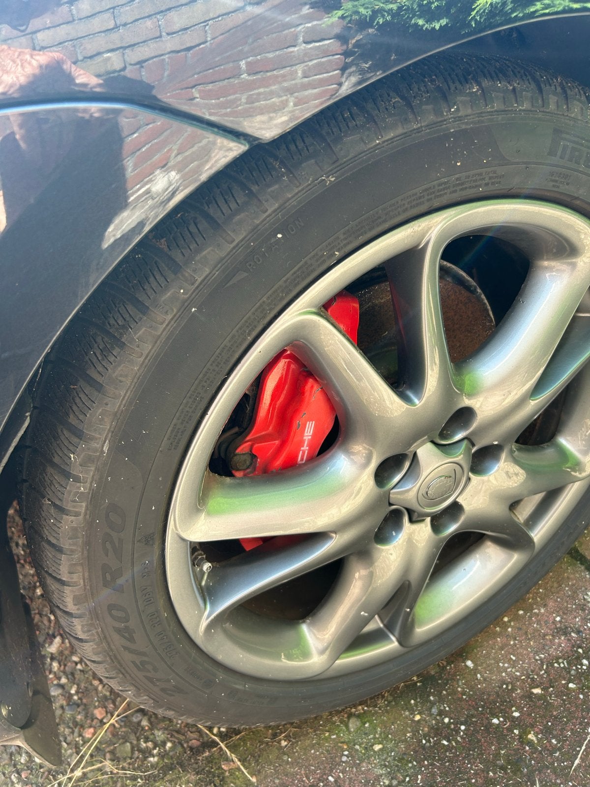 Porsche Cayenne Turbo loop of …….2004 Zwart schade vrij, Auto's, Zwart, Stationwagon, Particulier, 2330 kg
