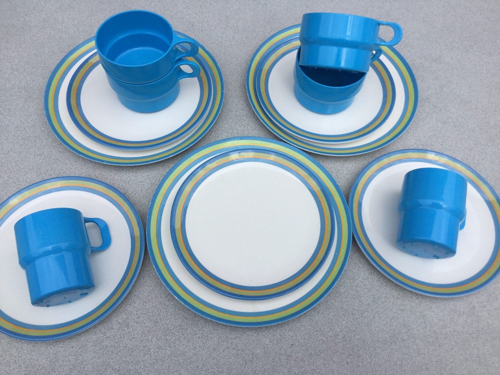 Camping Servies   - Coppia/ Hema, Ophalen of Verzenden, Gebruikt