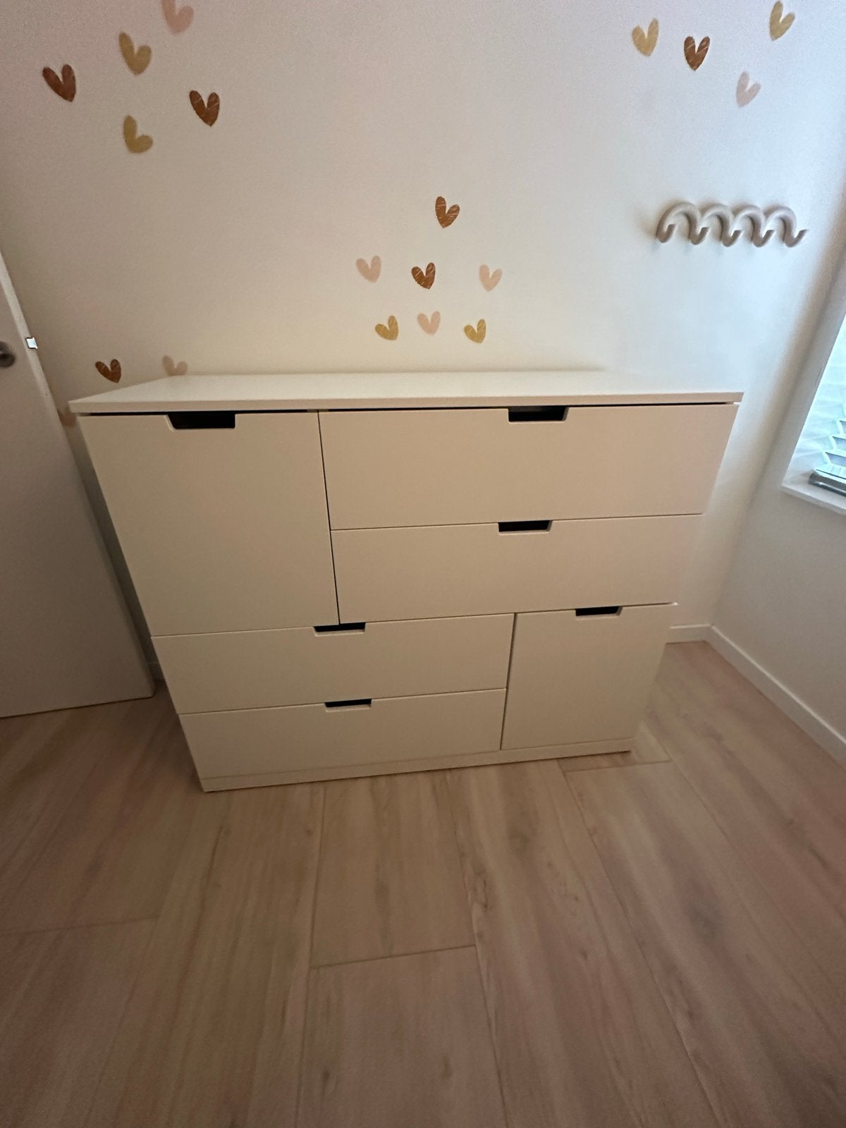 IKEA NORDLI ladekast met 6 laden, wit, 120x99 cm, Ophalen, Overige materialen, 100 tot 150 cm, 5 laden of meer