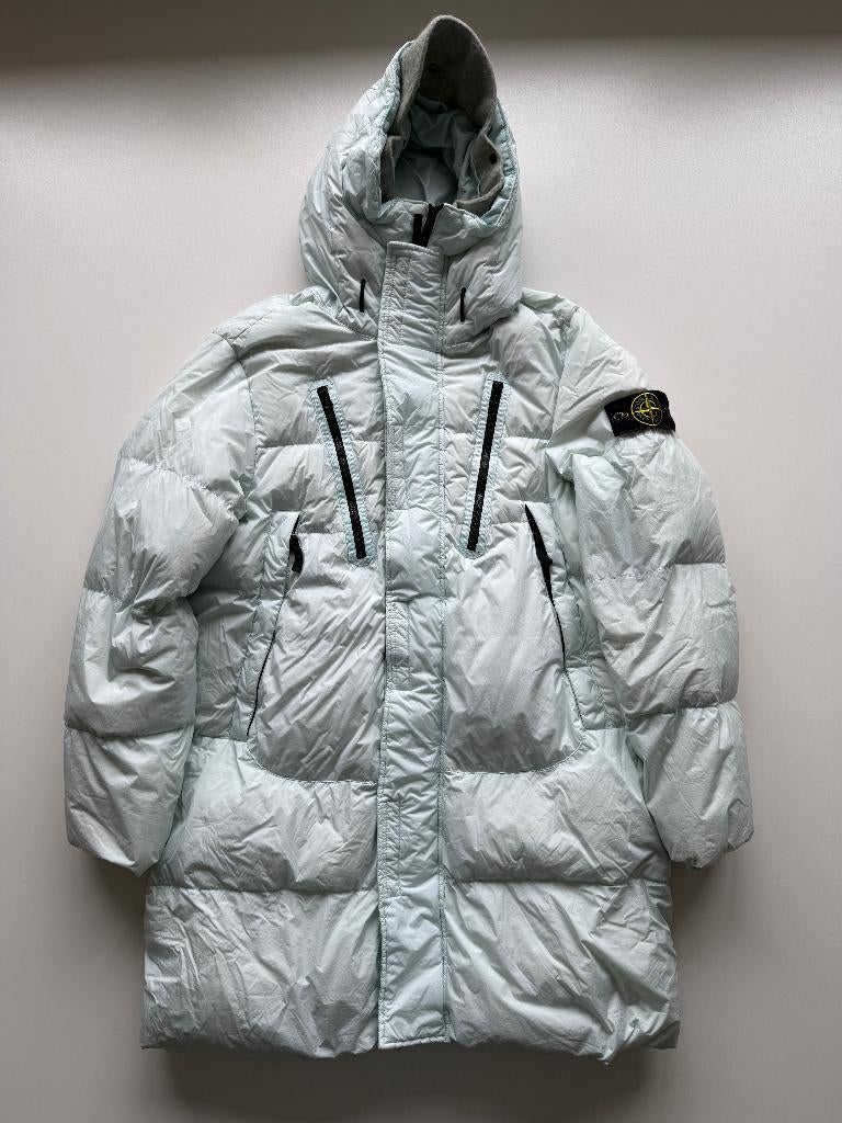 Stone Island Garment Dyed parka Jacket S, Ophalen of Verzenden, Groen, Maat 46 (S) of kleiner, Stone Island