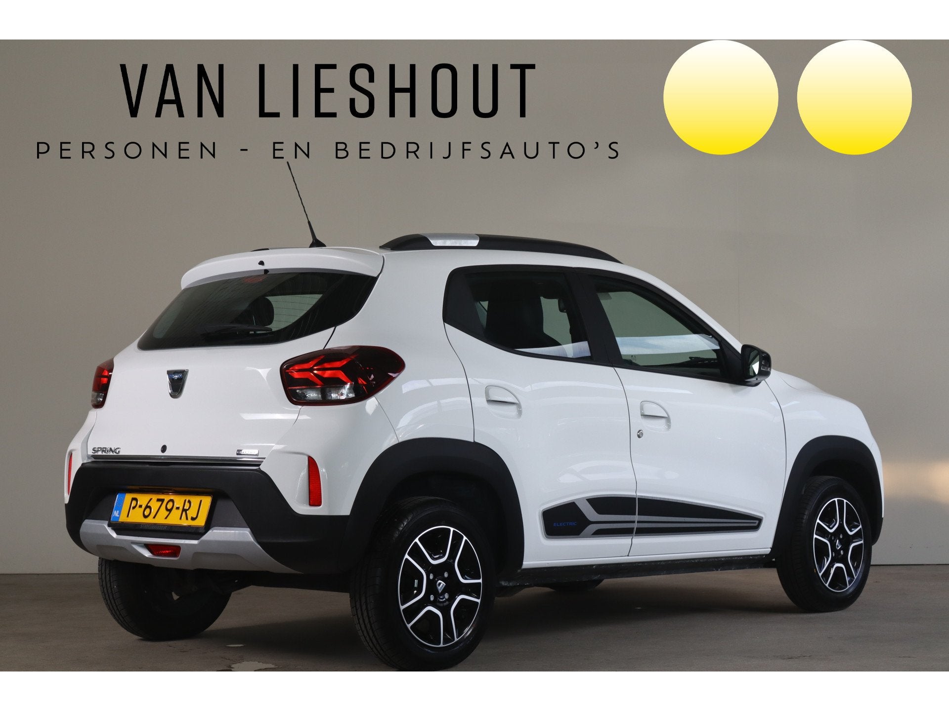 Dacia Spring Comfort 27 kWh - NL- Auto! Airco I Radio I Crui, Electronic Stability Program (ESP), Gebruikt, 230 km, Leder en Stof