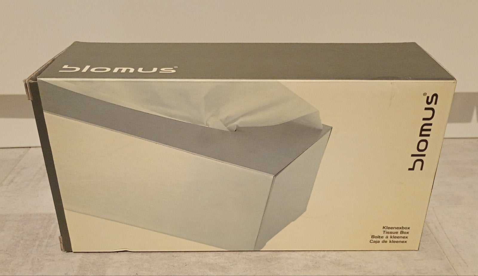 Blomus tissuedoos houder, nieuw, Ophalen of Verzenden, Nieuw, Glas, Overige stijlen