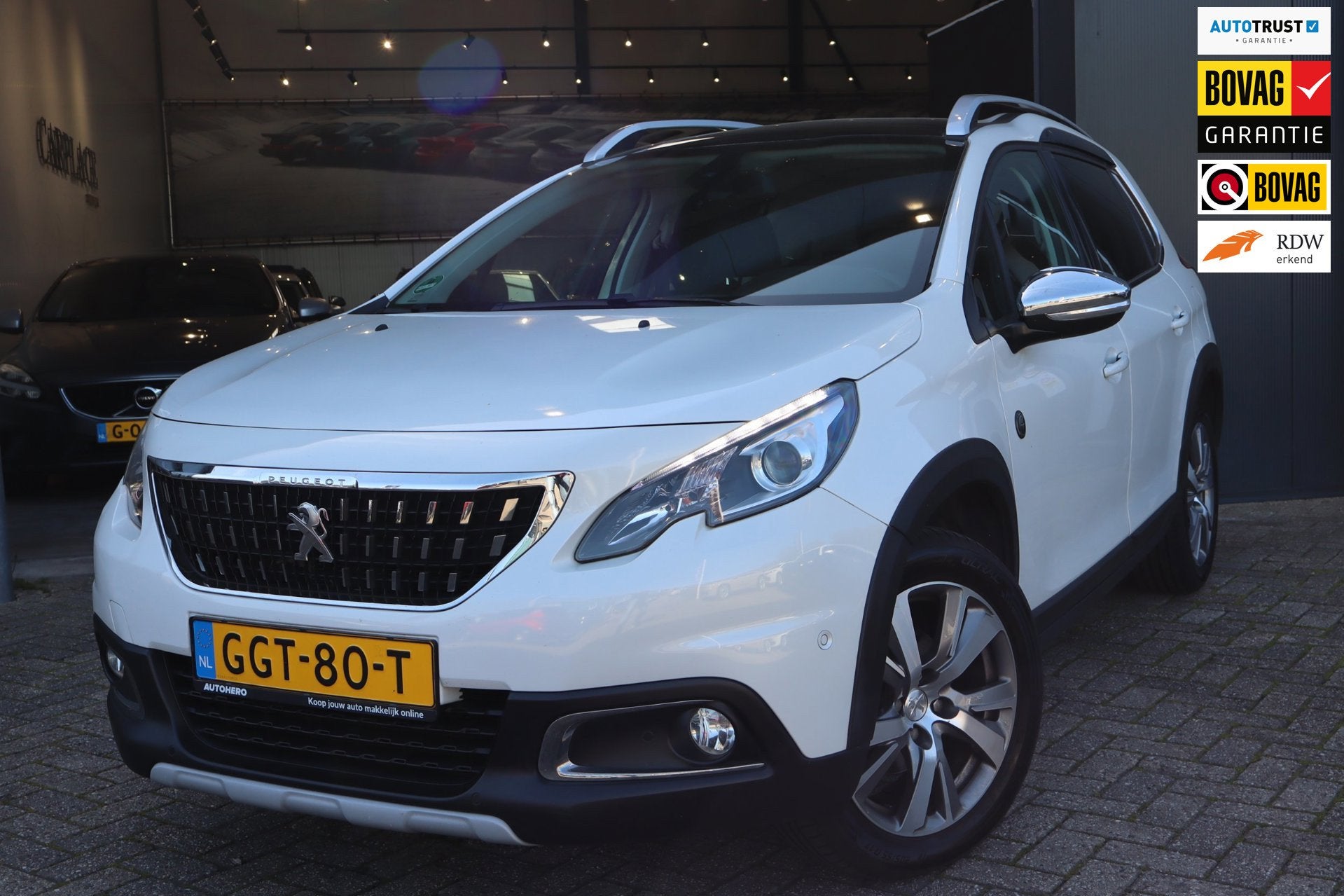 Peugeot 2008 1.2 PureTech GT-Line, Auto's, Voorwielaandrijving, Euro 6, 1199 cc, Wit
