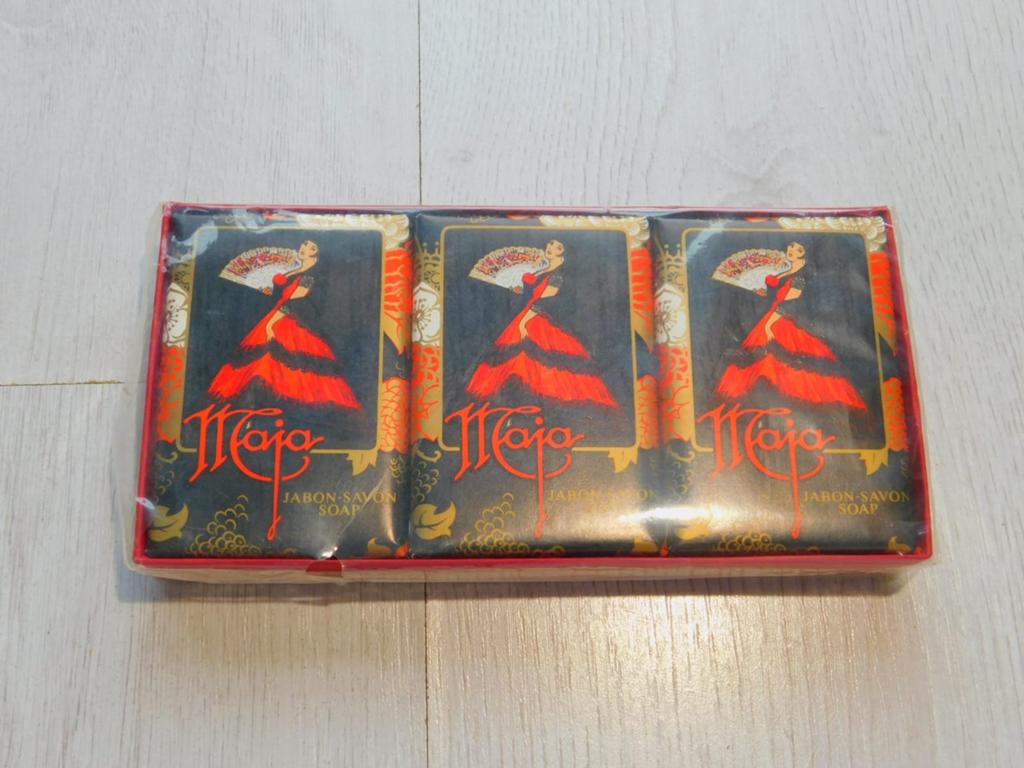 Vintage Maja Myrurgia Zeepset, Verzamelen, Ophalen of Verzenden, Zo goed als nieuw, Parfumfles