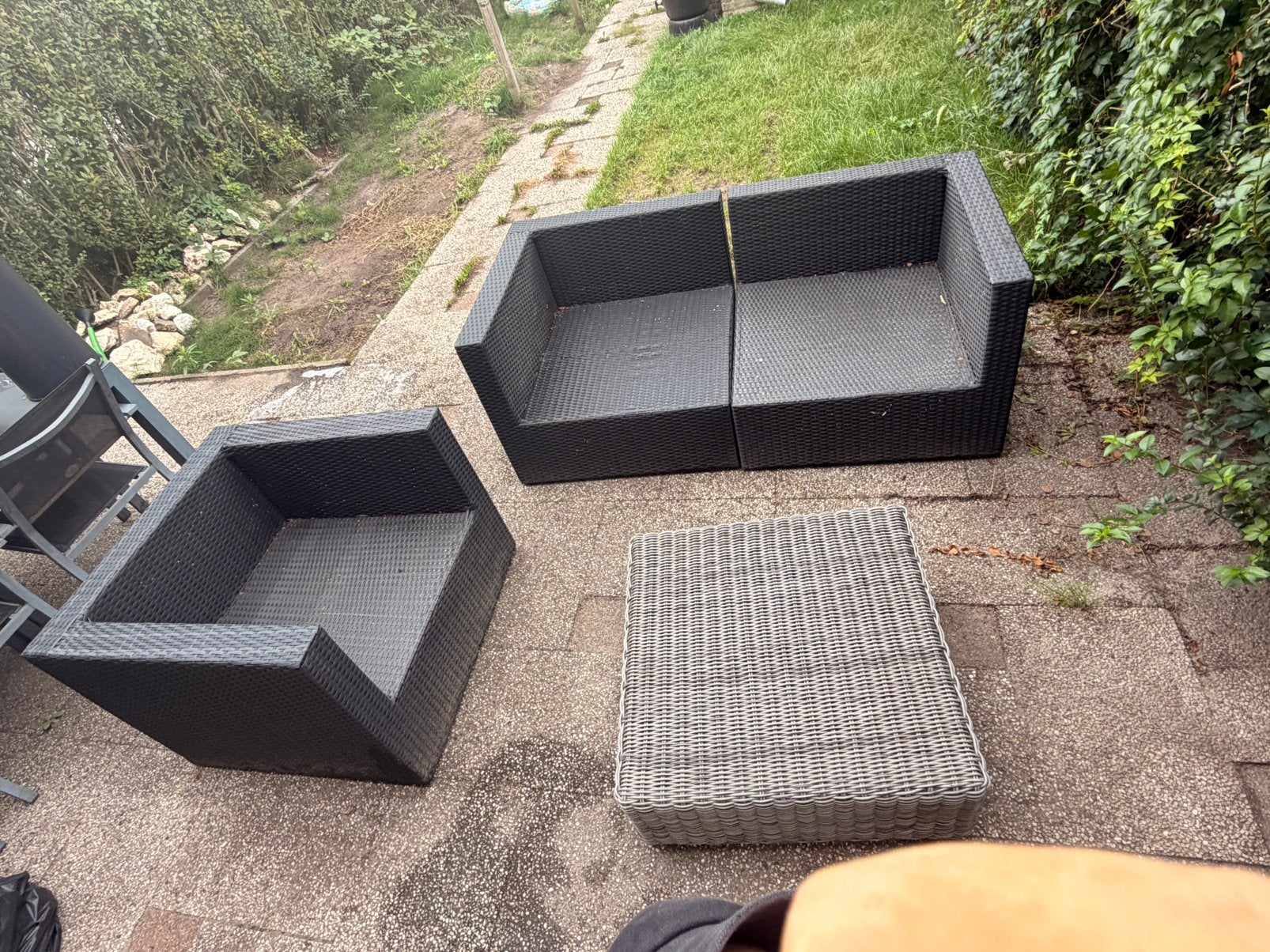 Tuinset 3 zits met tafel, Ophalen, Zo goed als nieuw