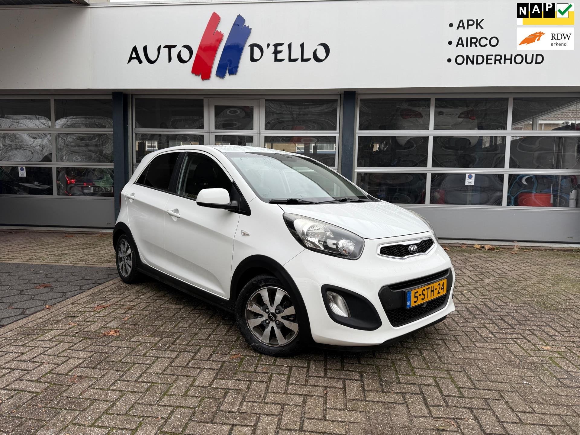 Kia Picanto 1.0 CVVT ISG R-Cross N 045/500 AIRCO-1E EIG-, Voorwielaandrijving, Stof, Gebruikt, Zwart