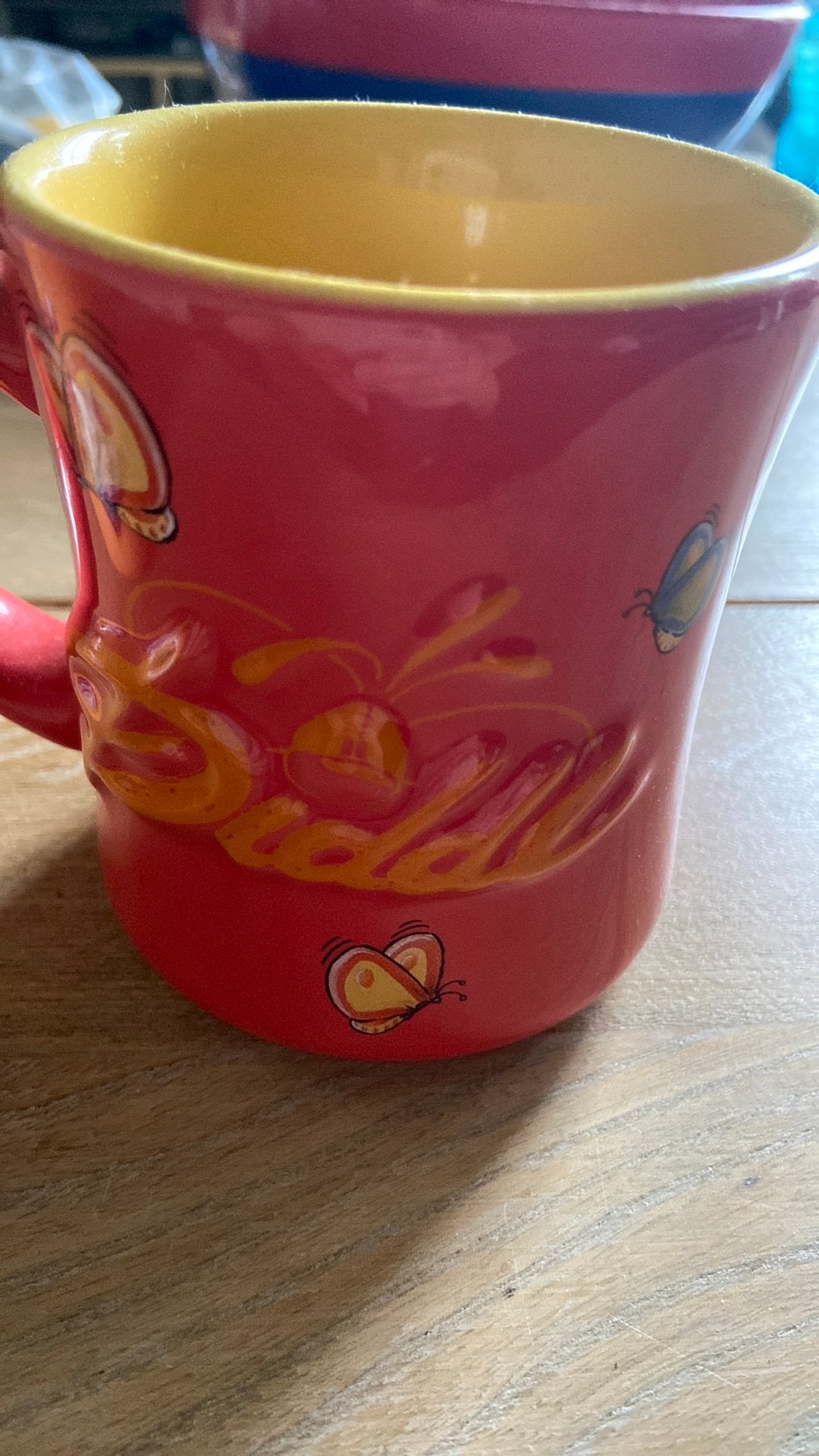 Vintage diddle 3D mok, Ophalen of Verzenden, Nieuw, Servies