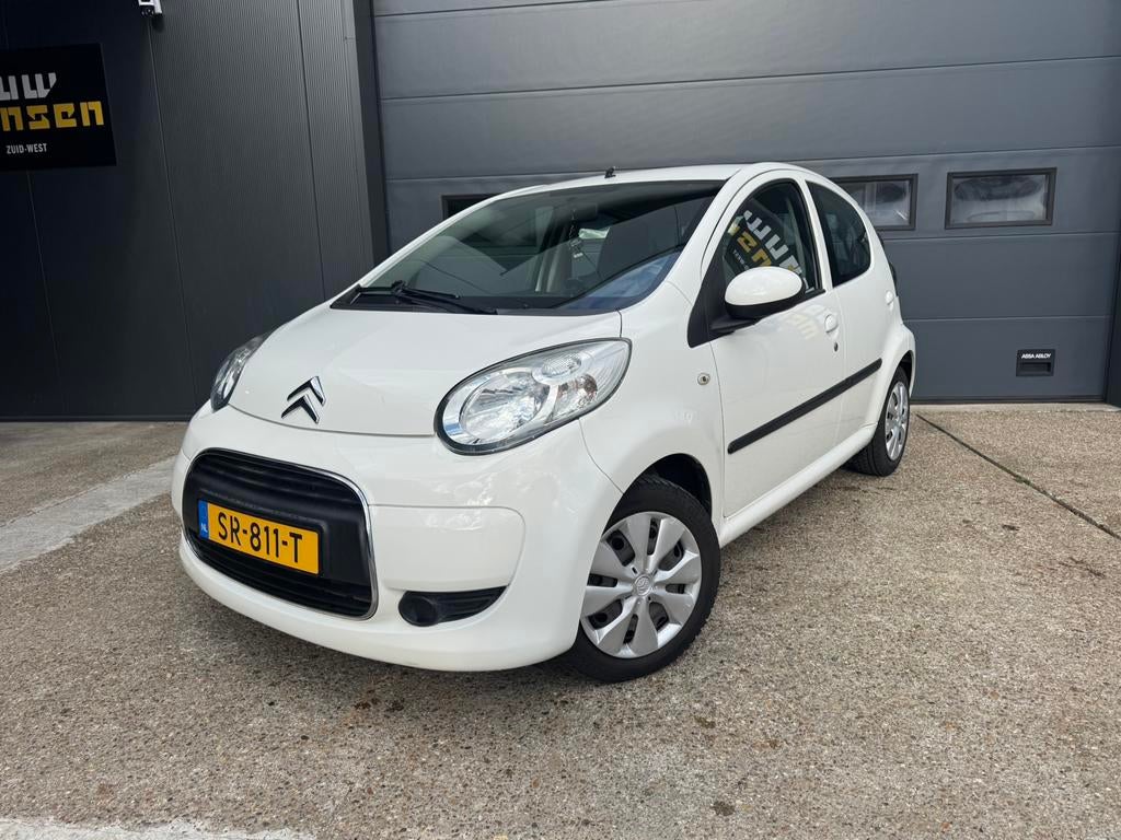 Citroen C1 1.0 12V 5DR 2011 Zwart Airco Apk Nap Navi, Voorwielaandrijving, Stof, Zwart, 4 stoelen