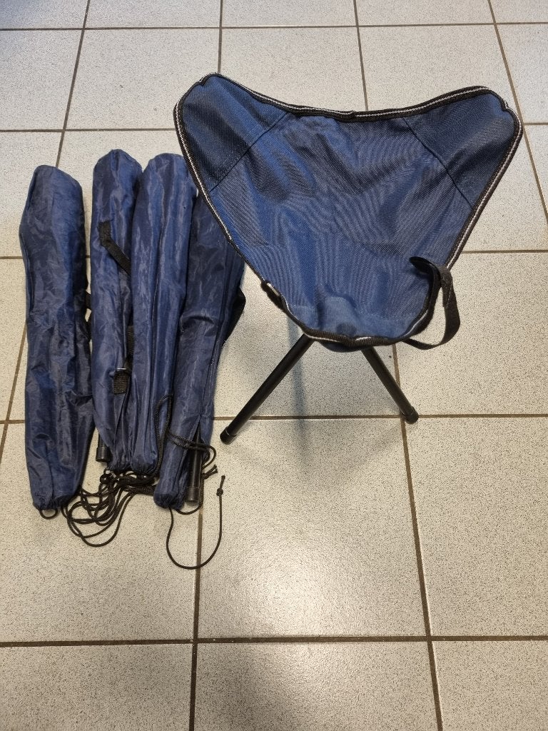 Driepoot krukjes (4x), Huis en Inrichting, Krukjes, Ophalen, Zo goed als nieuw, Overige materialen