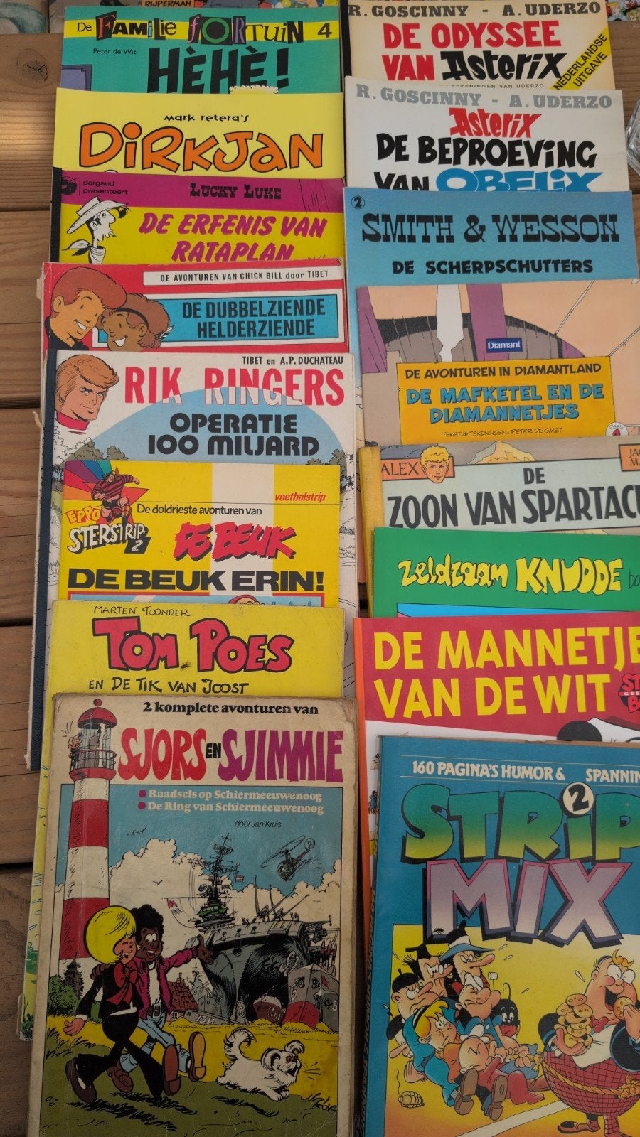 Diverse stripboeken collectie - Asterix, Lucky Luke etc, Meerdere stripboeken, Ophalen of Verzenden, Gelezen, Diverse auteurs (o.a. Goscinny, Uderzo, Morris, Toonder)