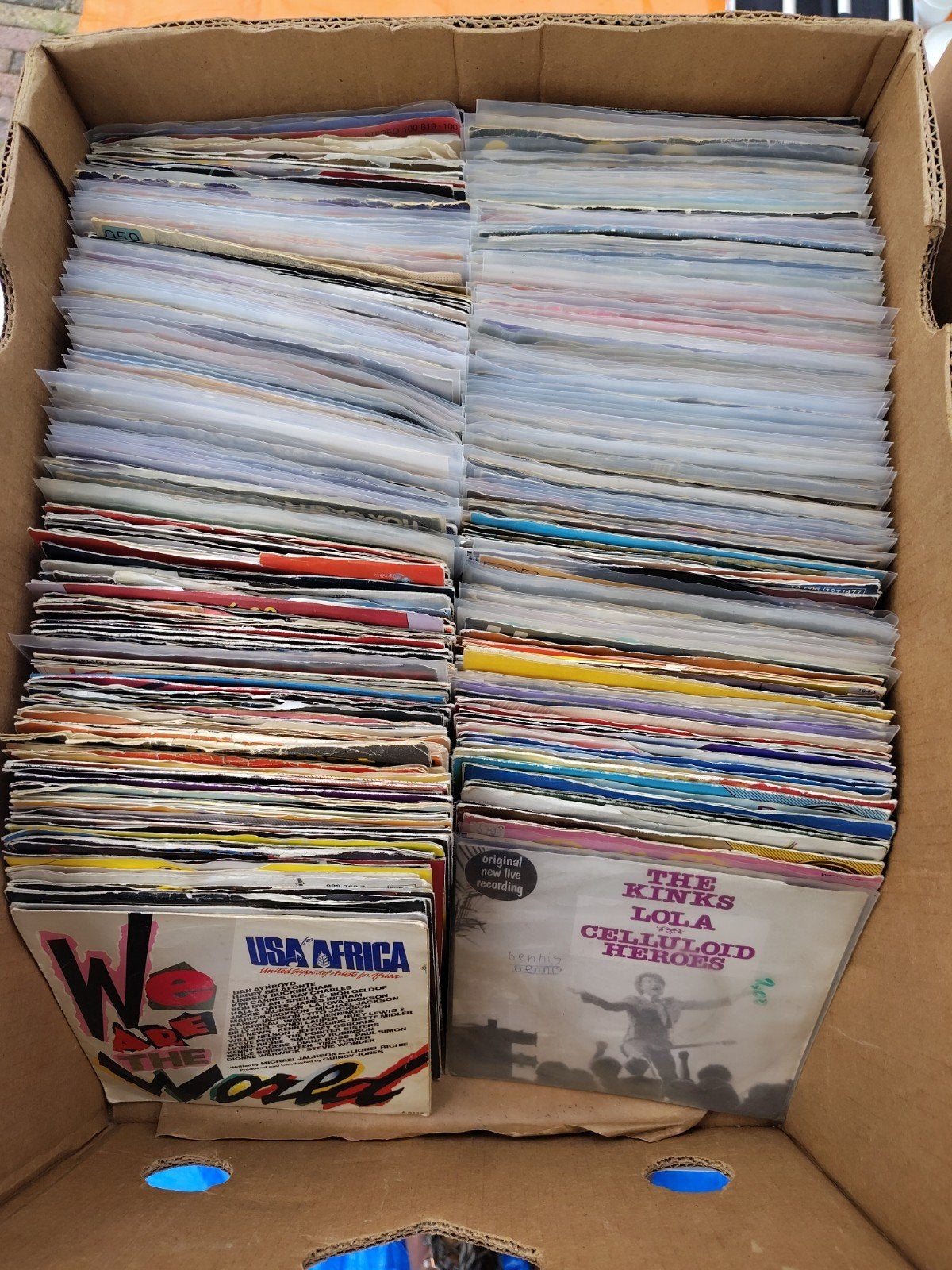 Grote partij 7 inch singles - diverse genres ( ca 1600 stks), Cd's en Dvd's, Gebruikt, 7 inch, Ophalen of Verzenden, Pop