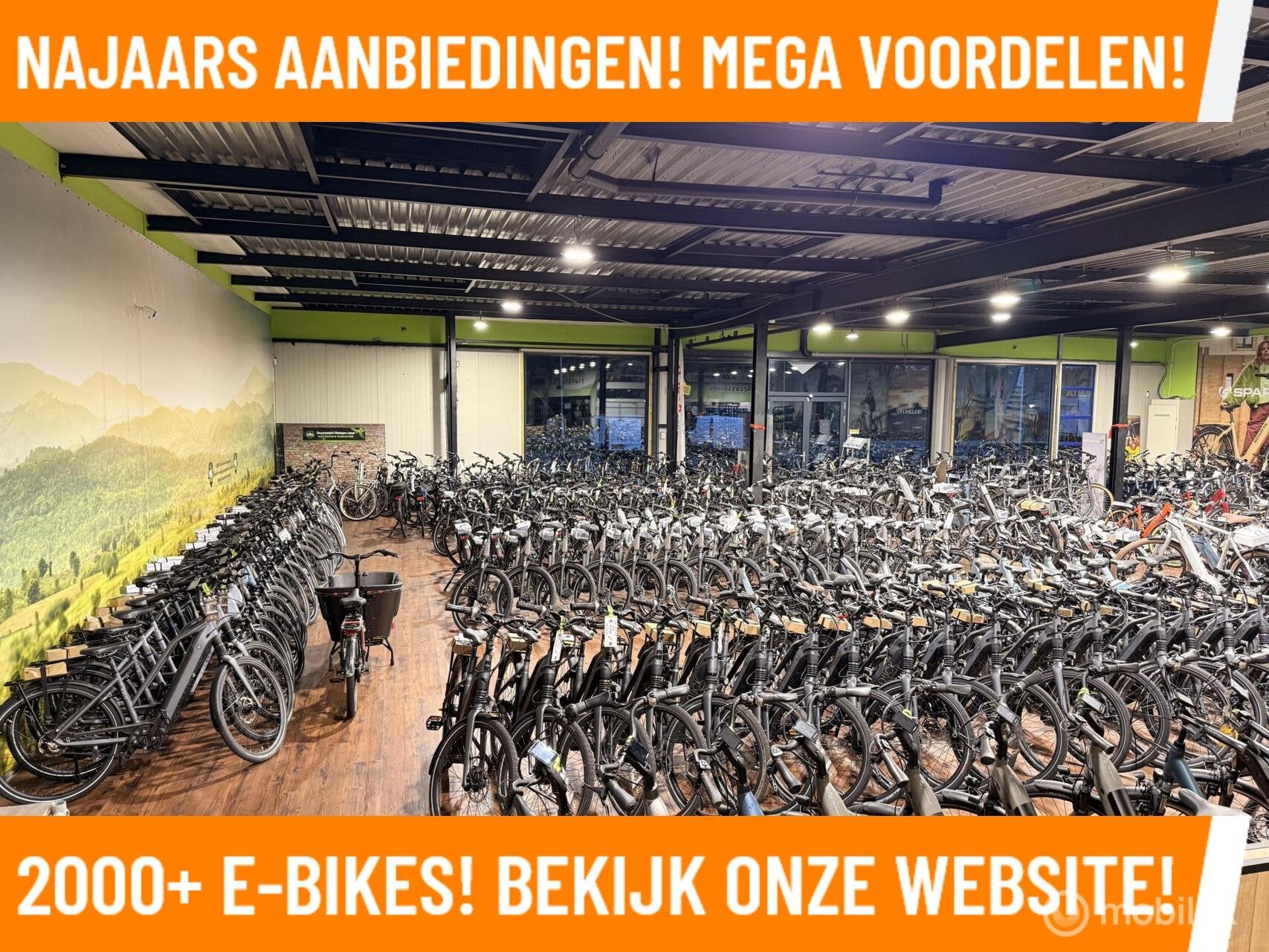 GROOTSTE FIETSEN ZAAK NOORD NEDERLAND MAGAZIJN OPRUIMING!, Nieuw, 50 km per accu of meer, Overige merken