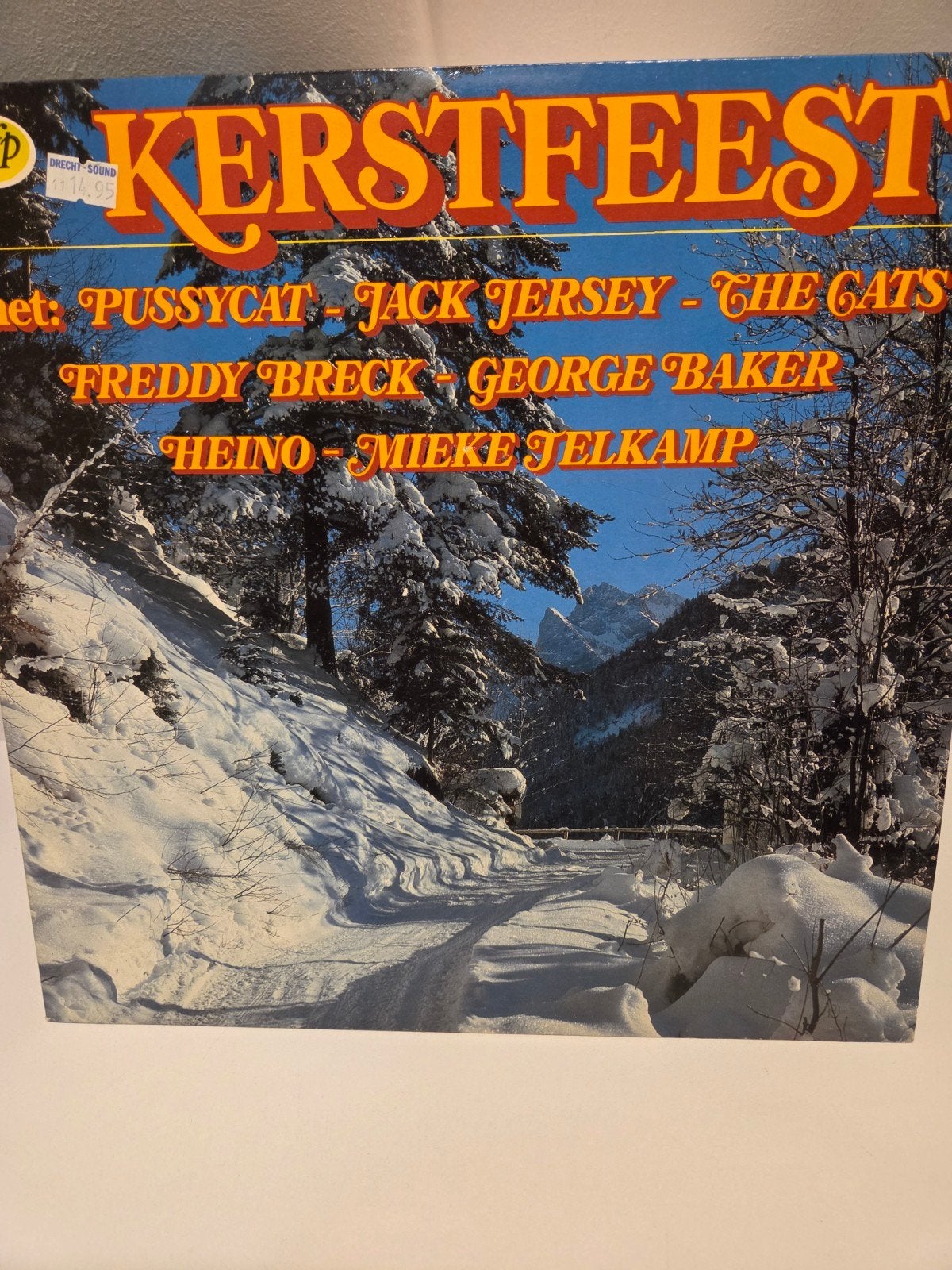Kerstfeest LP met Pussycat, Jack Jersey, The Cats e.a., Ophalen of Verzenden, Gebruikt, Kerst, Verzamelalbum