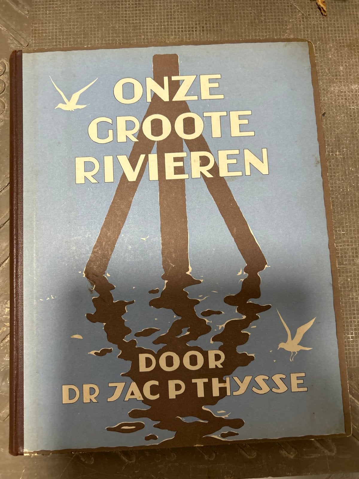 Onze Groote Rivieren - Dr. Jac. P. Thijsse (1938), Ophalen of Verzenden, Gelezen, Natuur algemeen