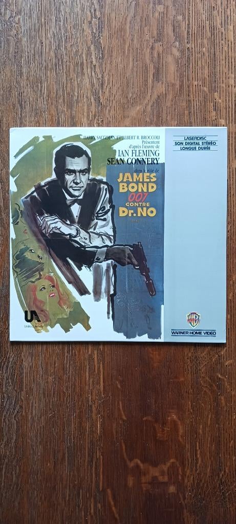 LASERDISC JAMES BOND 007 CONTRE  DR NO VERSION FRANÇAISE, Verzamelen, Ophalen of Verzenden