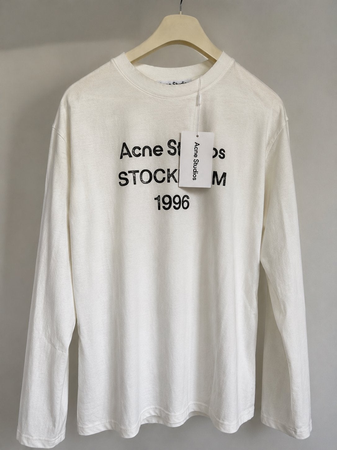 Acne Studios Stockholm 1996 T-shirt - Nieuw met kaartjes, Ophalen of Verzenden, Nieuw, Maat 48/50 (M), Wit