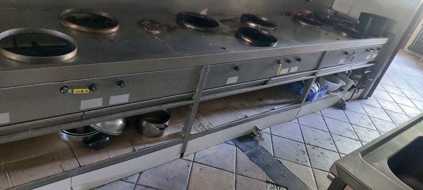 tk groten wok fornuis horeca restaurant, Ophalen of Verzenden, Zo goed als nieuw, Audio