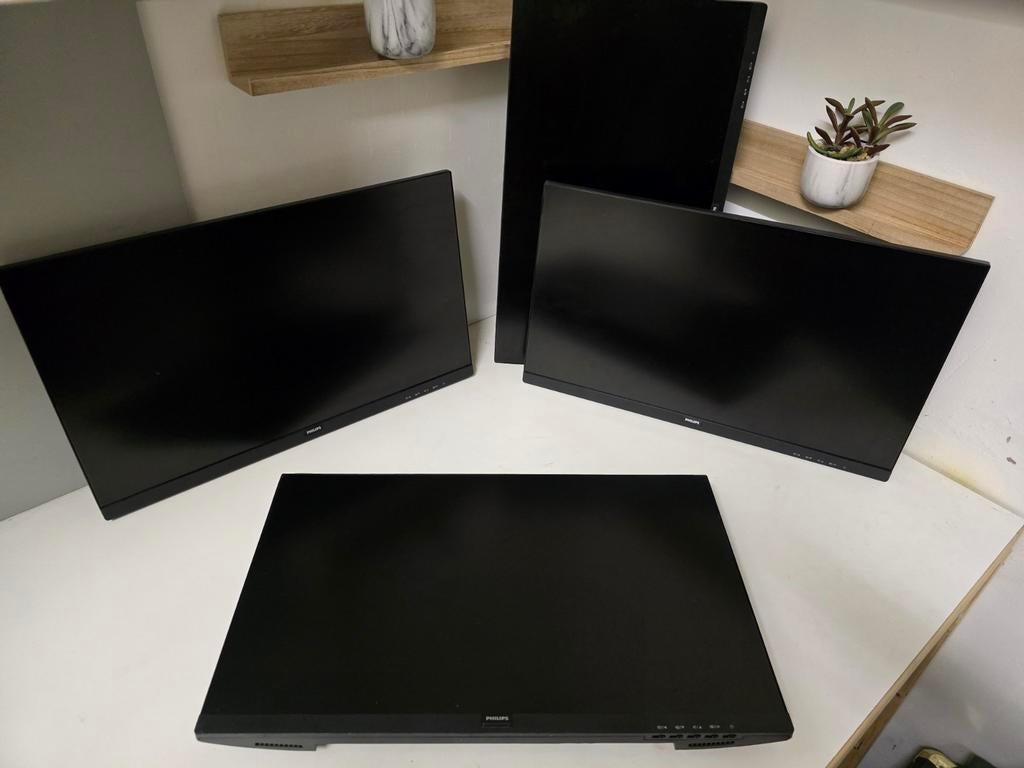 Philips monitor 24 " met HDMi - meerdere beschikbaar (25), Computers en Software, Monitoren, HDMI, IPS, Kantelbaar, Full HD