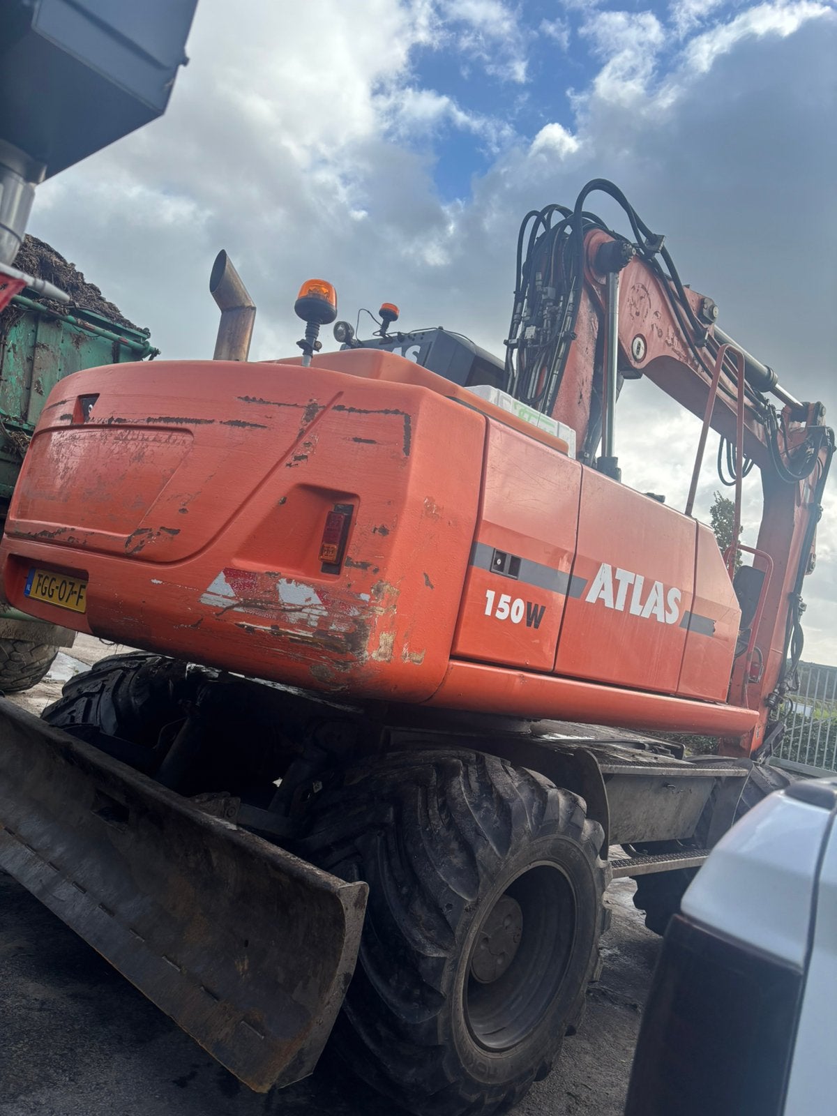 Atlas 150w, BJ 2013, 16.350 uur, Ophalen, Graafmachine