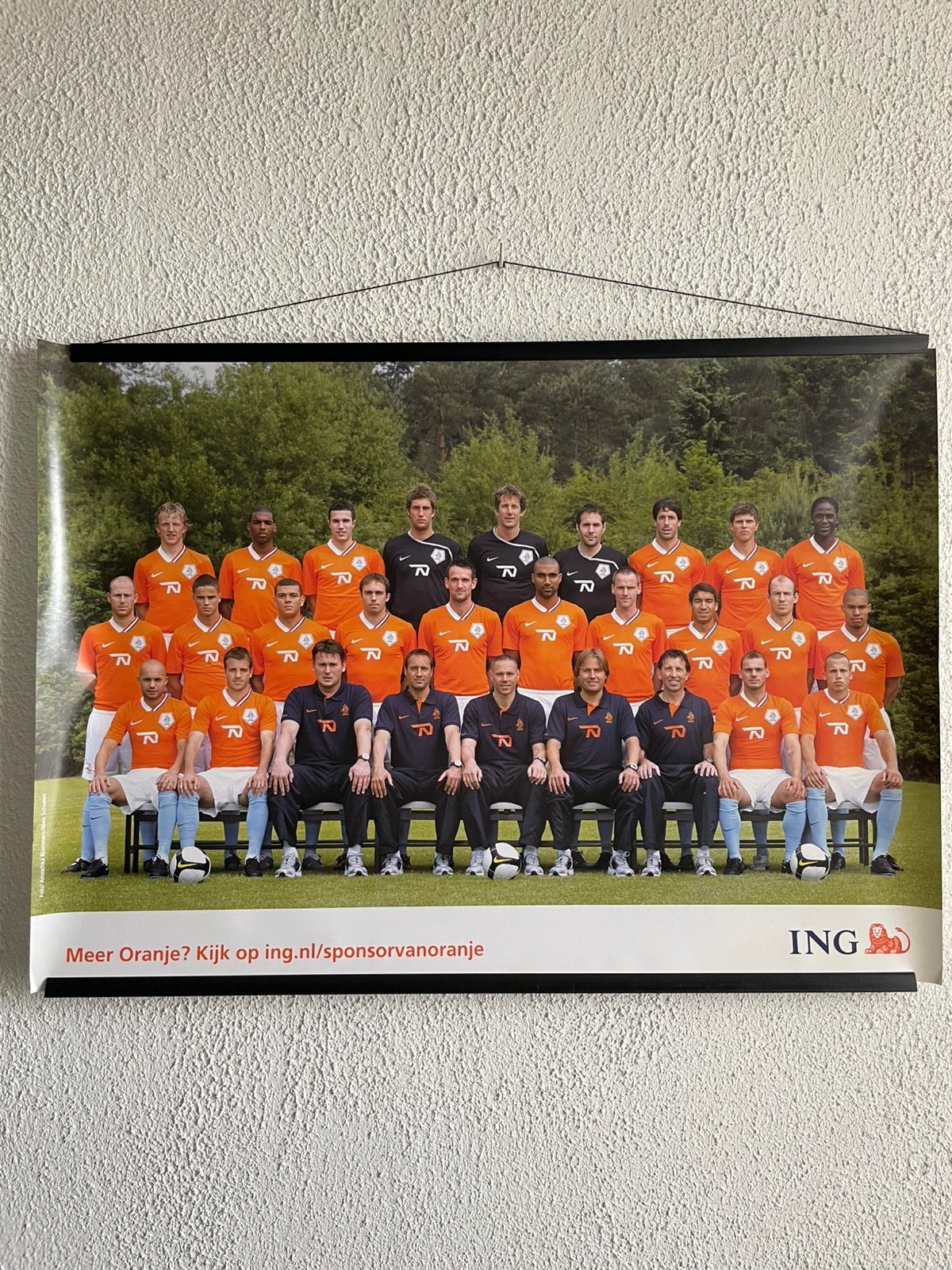 Poster ‘’ Nederlandse Elftal EK 2008 ‘’ 59x84 cm, Verzamelen, Sportartikelen en Voetbal, Ophalen of Verzenden, Zo goed als nieuw