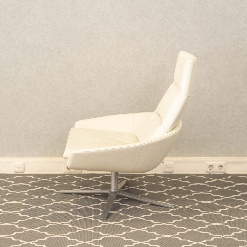 Montis Hugo fauteuil wit leder, Niet ingevuld, Zo goed als nieuw, Niet ingevuld, Niet ingevuld