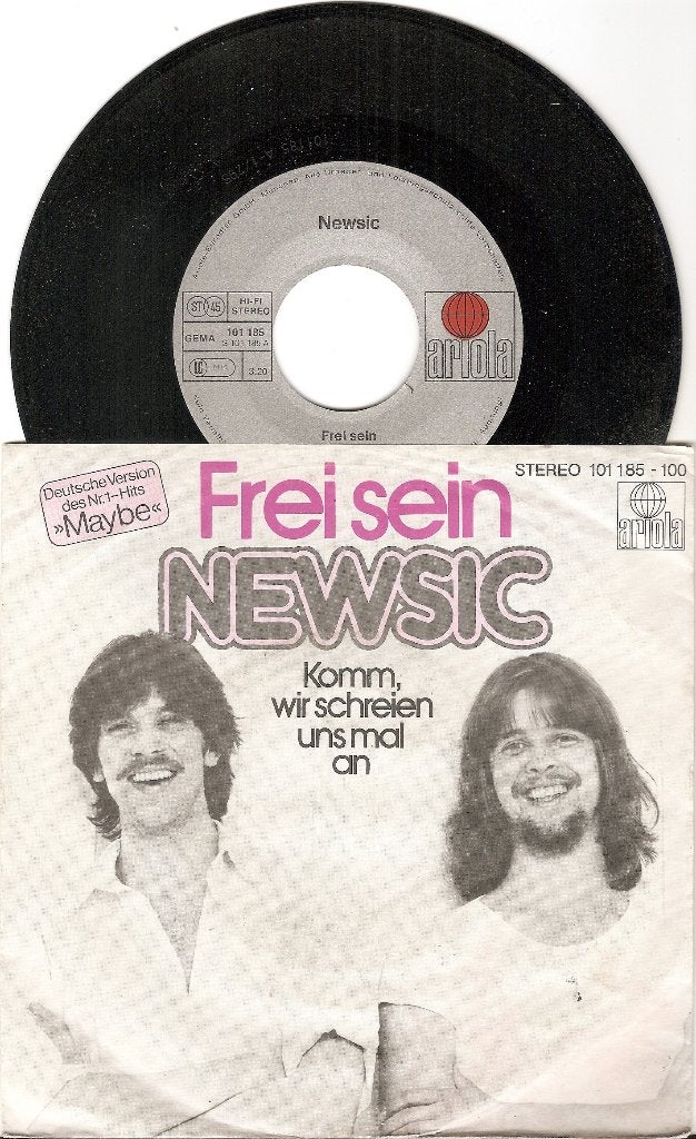 Newsic - Frei Sein, Ophalen of Verzenden, Gebruikt, 7 inch