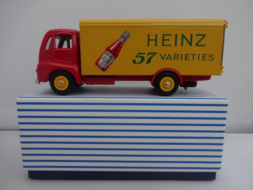 Guy Van "HEINZ" Geel/ Rood nr: 920 van Dinky Toys 1:48, Hobby en Vrije tijd, Ophalen of Verzenden, Nieuw, Bus of Vrachtwagen, Dinky Toys