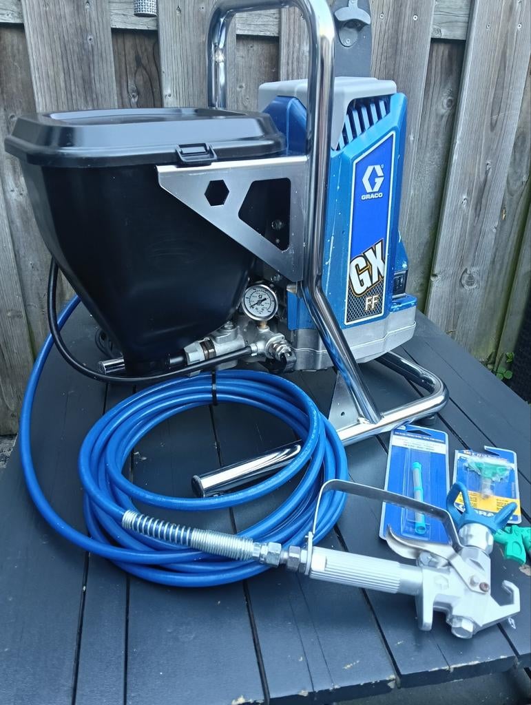 Graco Gxff verfspuit Airless lak latex, Ophalen, Gebruikt, Verfspuit of Verfpomp