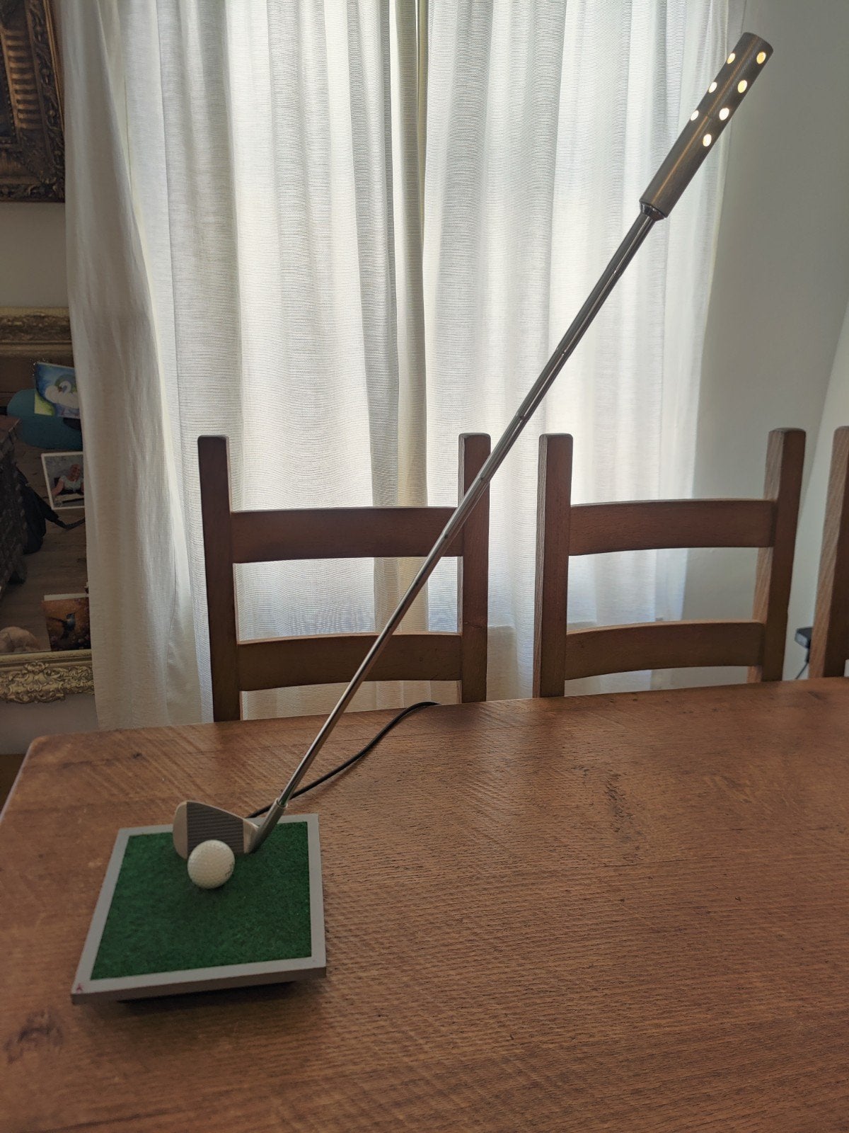 Vintage Golf Tafellamp - Uniek Design voor Golfliefhebbers, Ophalen