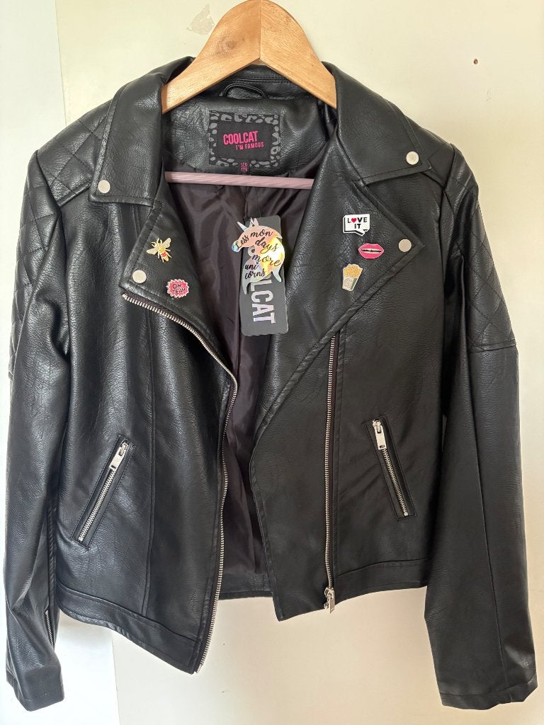 Nieuw biker jack meiden mt170-176, Kinderen en Baby's, Coolcat, Nieuw, Jas, Verzenden