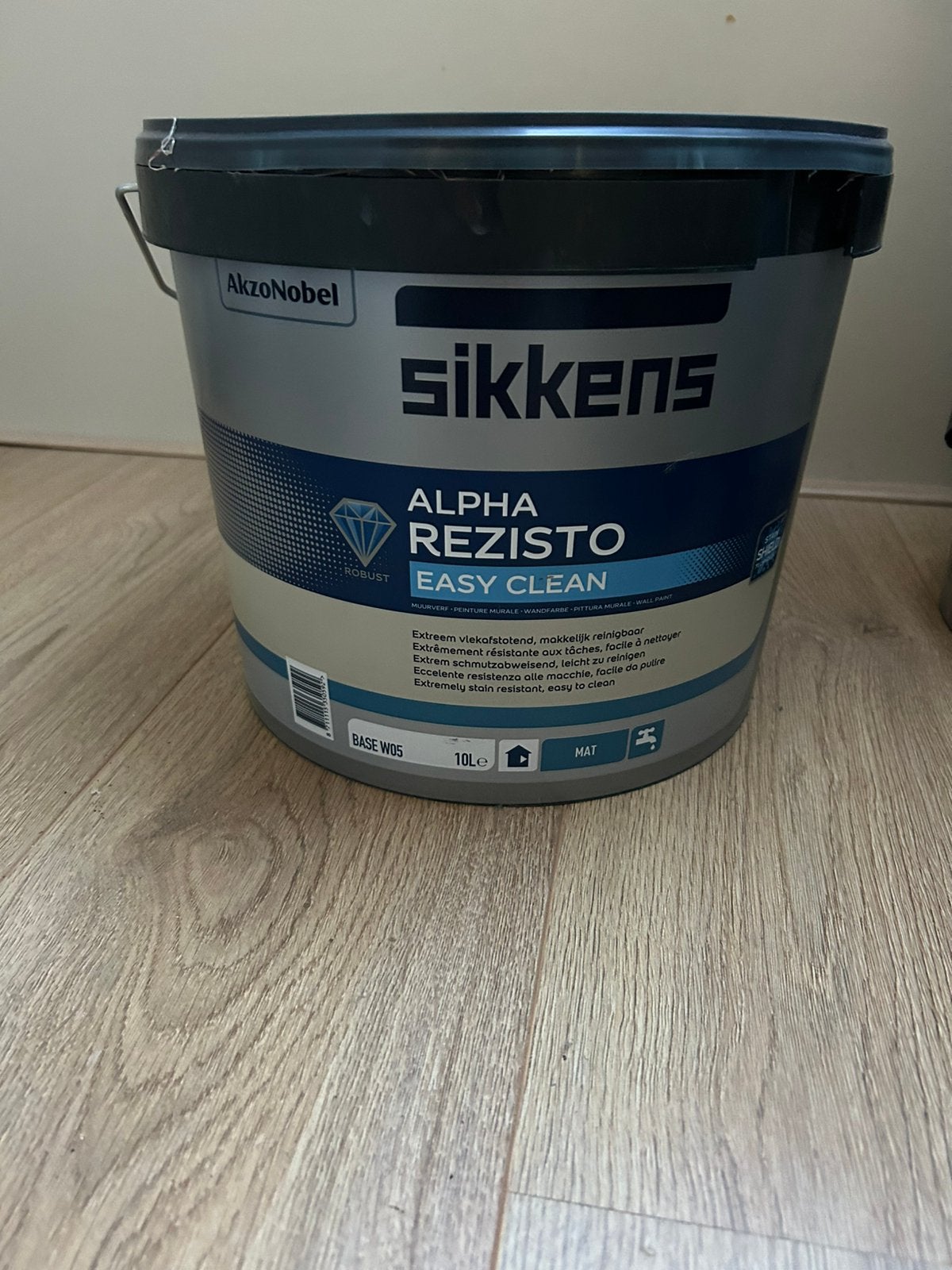 Muurverf Sikkens kleur Sulling Room Pink no 295, afneembaar, Ophalen, Nieuw, Groen
