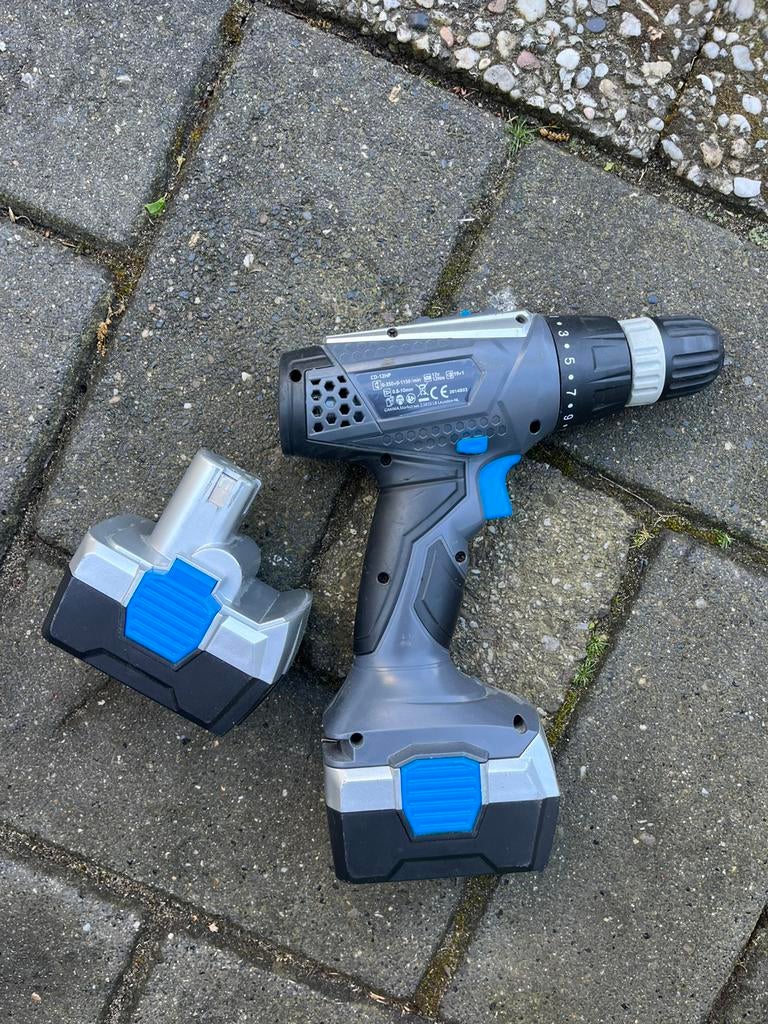 Gamma boormachine 12v met oplader, Ophalen, Gebruikt, Boormachine, Variabele snelheid