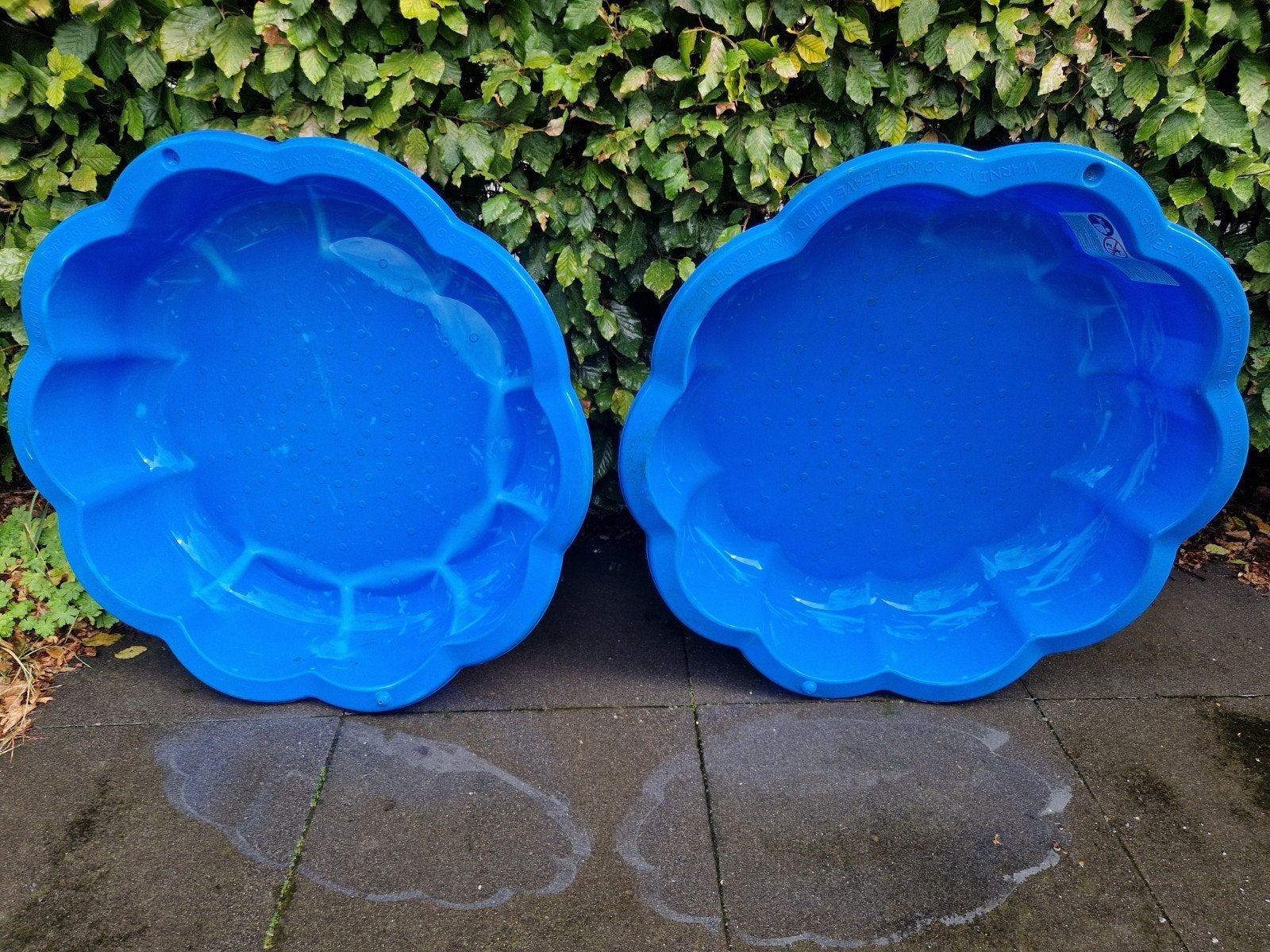 Schelp zandbak/zwembad voor peuters/kleuters; in goede staat, Ophalen, Gebruikt
