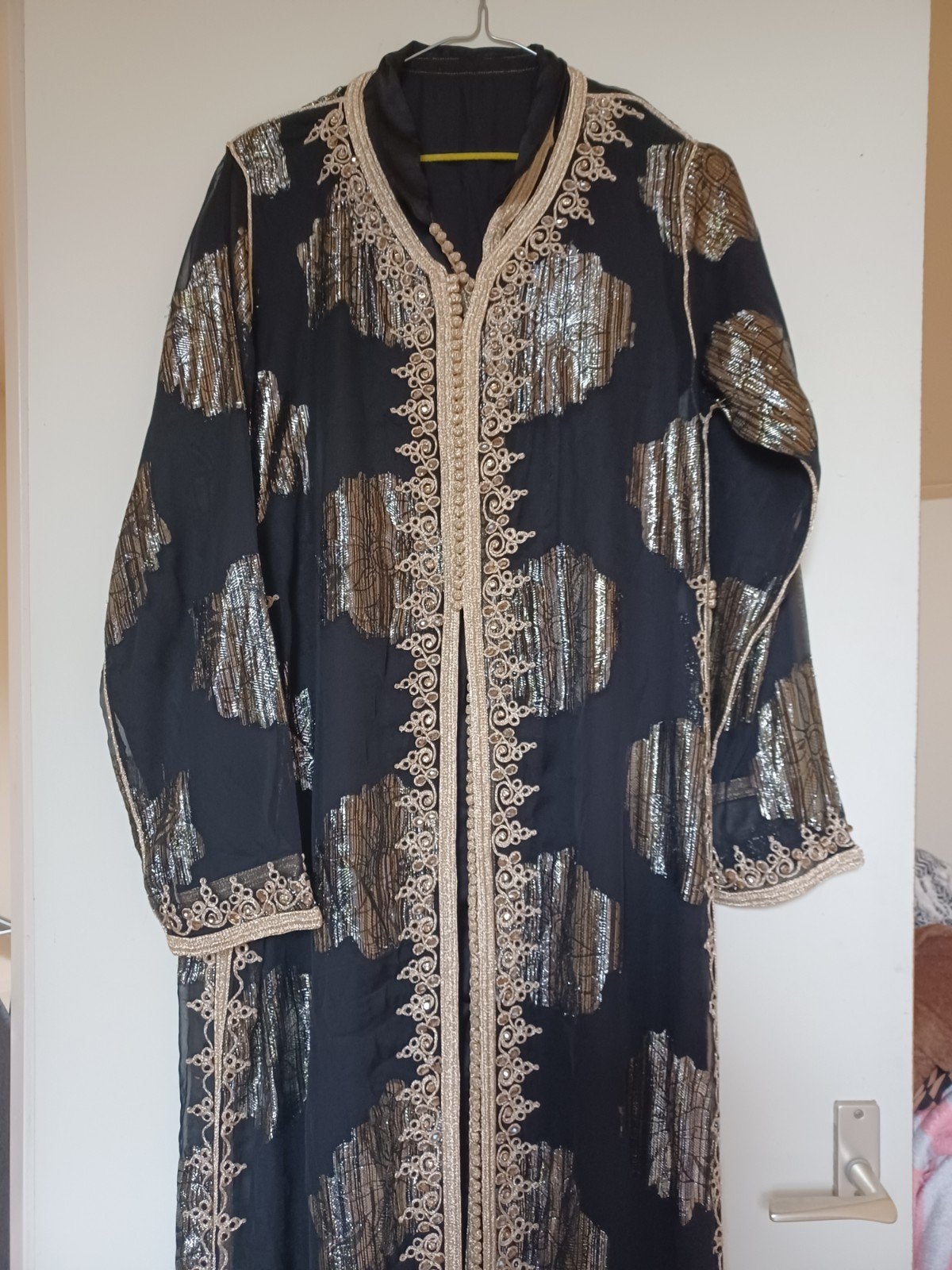 Te koop prachtige marokkaanse jurk takchita takshita  kaftan, Ophalen of Verzenden, Zo goed als nieuw, Zwart