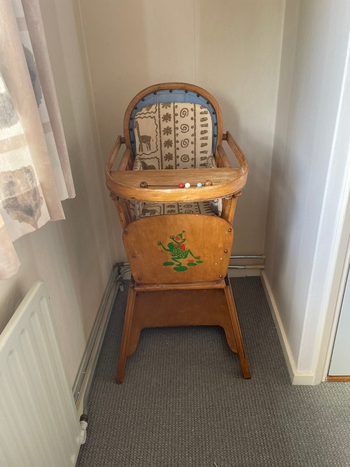 Vintage kinderstoel, Ophalen