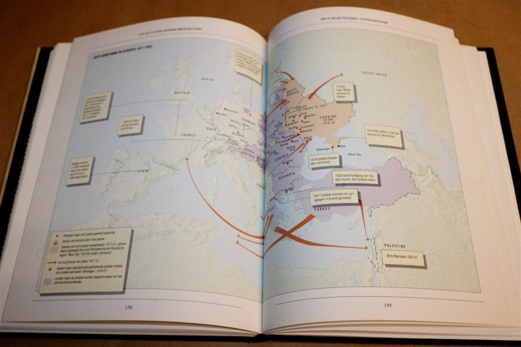 Atlas van de Joodse Beschaving — Historie in Kaarten, Ophalen of Verzenden, Gelezen, Europa
