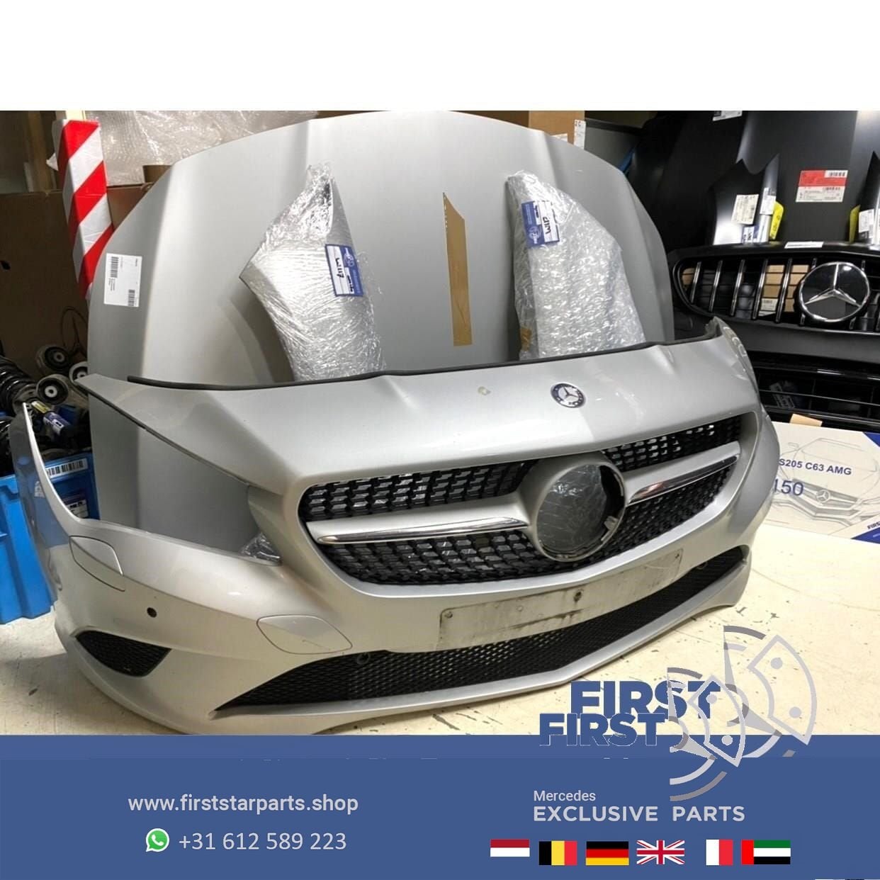 W117 CLA VOORKOP ONDERDELEN Origineel Mercedes ZILVER GRIJS, Auto-onderdelen, Carrosserie en Plaatwerk, Gebruikt, -, Voor, Ophalen of Verzenden