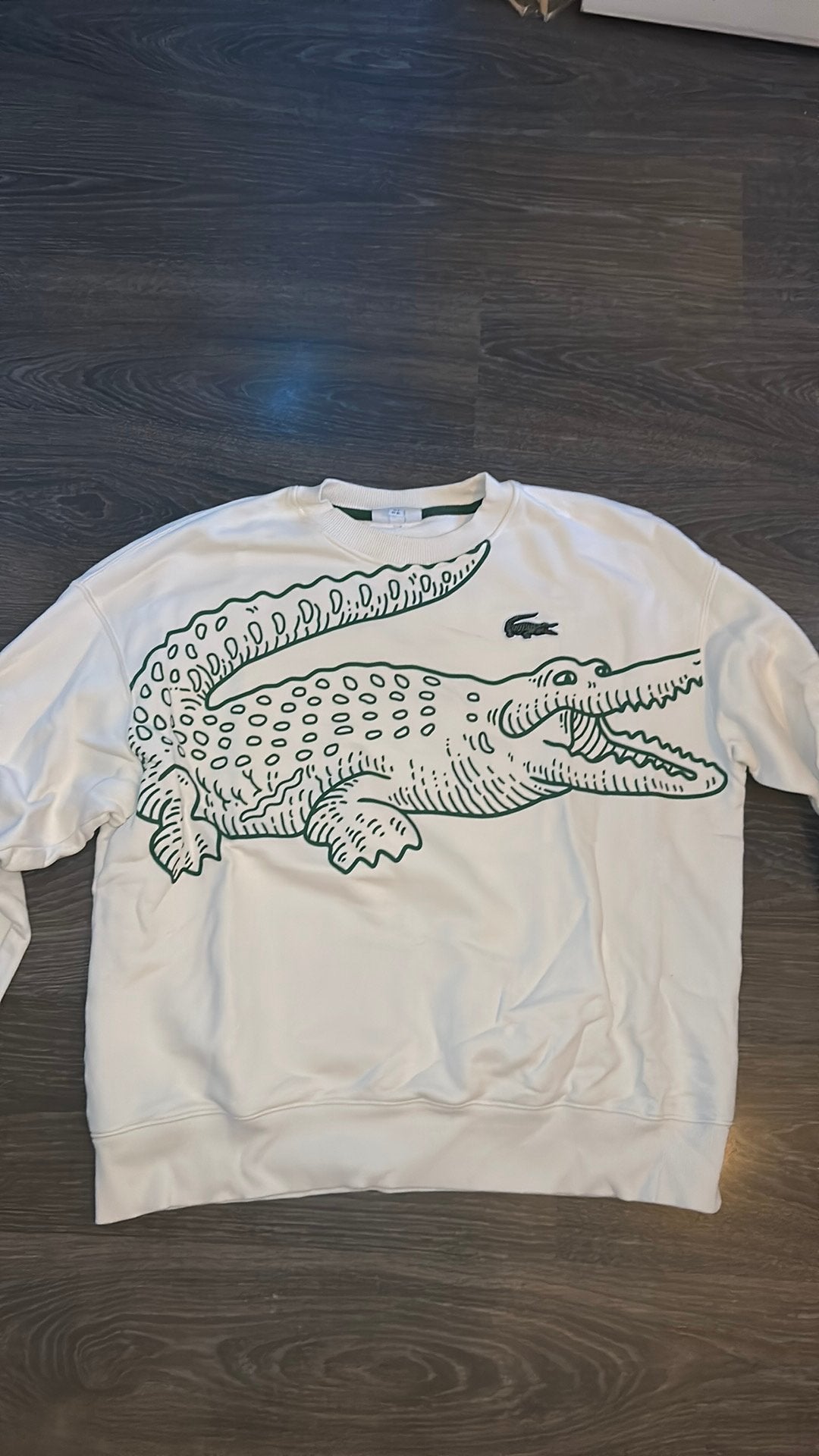 Lacoste sweater, Ophalen of Verzenden, Zo goed als nieuw, Beige