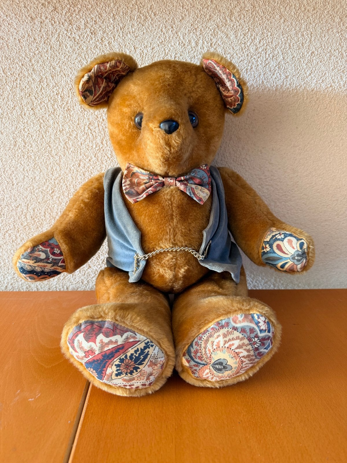 Vintage Madrigal Designs Teddybeer - Handgemaakt in Engeland, Ophalen, Overige merken, Beer, Zo goed als nieuw
