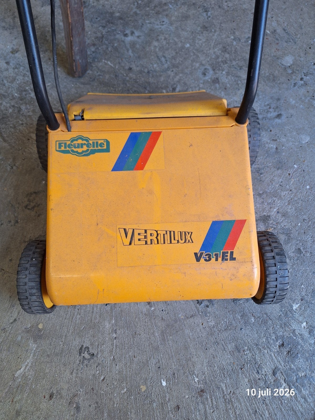 Verticuteermachine, Ophalen, Elektrisch