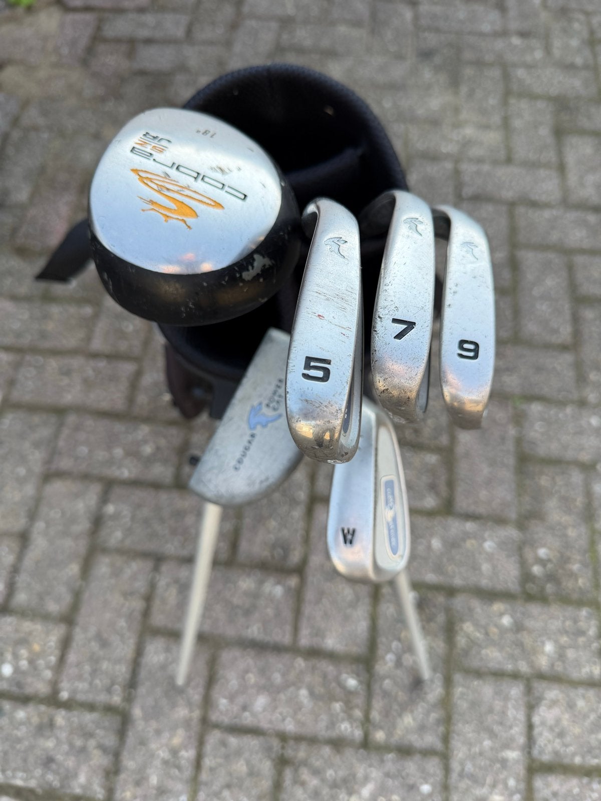 Kinder golfset met tas