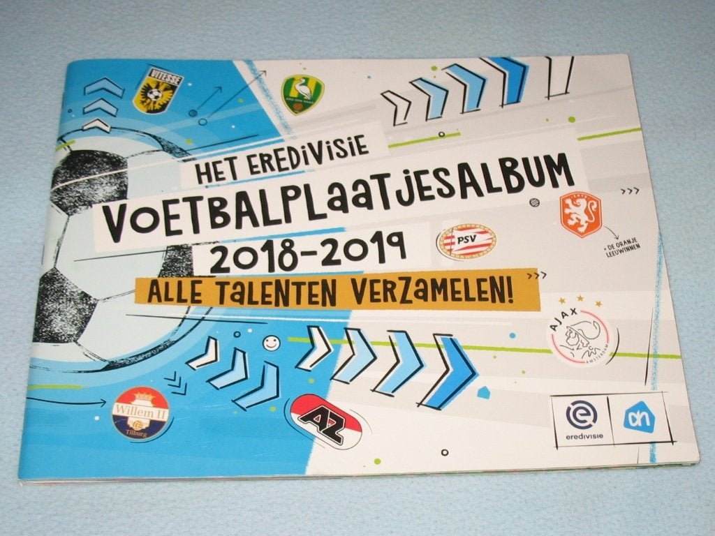 Eredivisie voetbalplaatjesalbum 2018-2019, Ophalen of Verzenden, Gebruikt, Buitenlandse clubs, Poster, Plaatje of Sticker