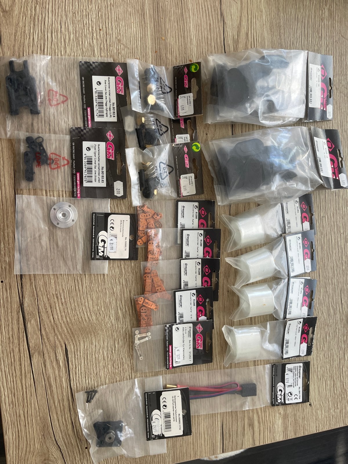 Partij GM Racing RC onderdelen: trekstarter, schakelaars, Nieuw, Ophalen of Verzenden, Onderdeel, Nitro